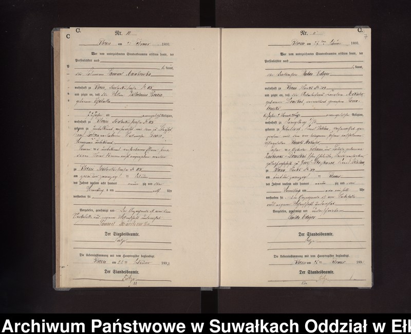 image.from.unit.number "Sterbe-Neben-Register des Preussischen Standes-Amtes Rhein Kreis Loetzen"