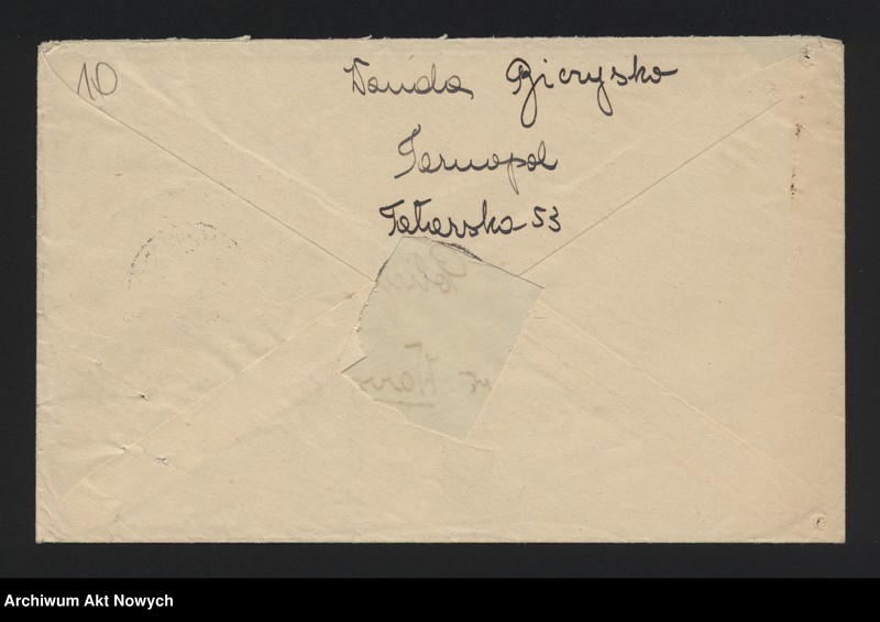 image.from.unit.number "Przyjęcie do służby w Policji Państwowej Eleonory Wandy Biczysko. Dokumentacja osobowa, korespondencja."