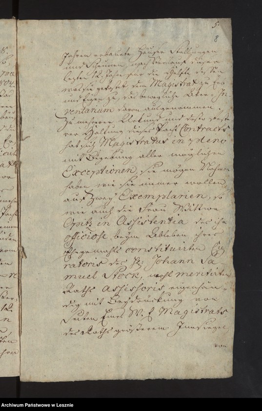 image.from.unit.number "[Die Sachen des Magistrats zu Lissa wider den Pächter zu Pilz-Vorwerk, Justitiarius Opitz, wegen röckständiger Pacht]"