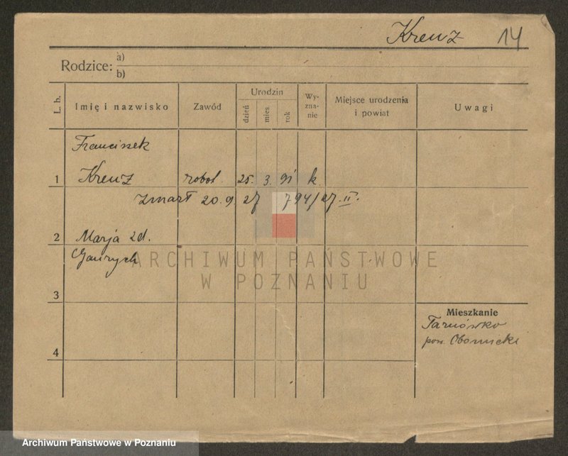 Obraz 14 z jednostki "Krenc - Krężelewski"