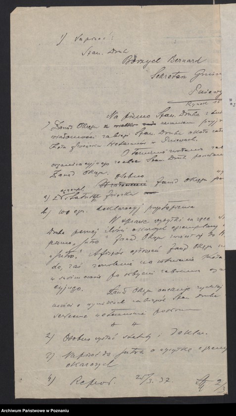 Obraz 15 z jednostki "Szamotuły - akta delegata powiatowego."