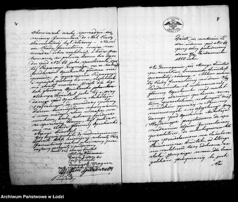 Obraz 9 z jednostki "Akta tyczące się ustanowienia opieki nad nieletnimi po zmarłym Emanuelu Frentzel"