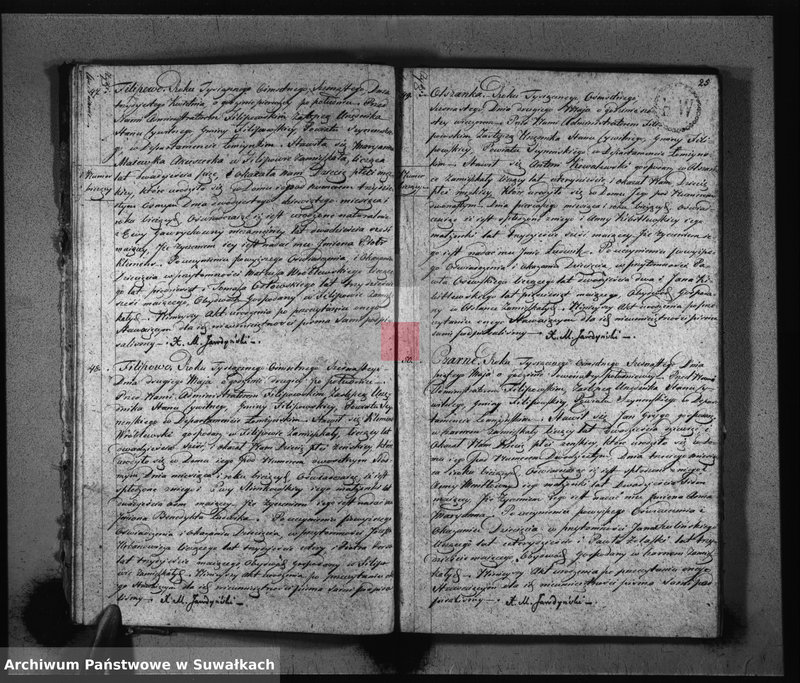 Obraz 15 z jednostki "Akta Urodzonych Gminy Filipowskiey od 1-go Stycznia 1816 R-u"