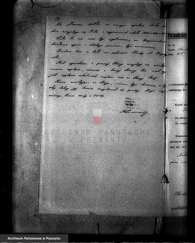 Obraz 14 z jednostki "Fabryka porcelany i wyrobów ceramicznych Towarzystwo Akcyjne "Kieramos" Kocioł nr fabr. 565, kocioł nr porządkowy 36"