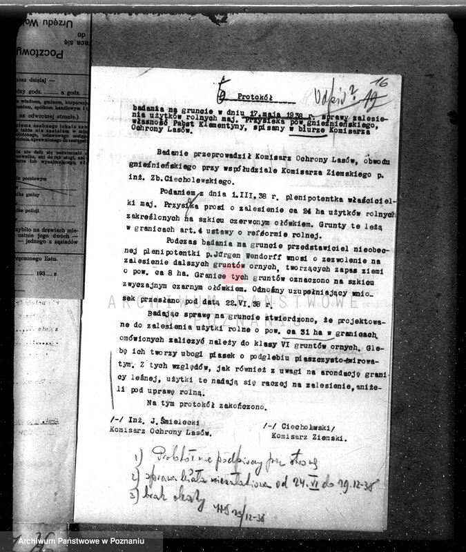 Obraz 20 z jednostki "Nadzór nad gospodarką w lasach majętności Przysieka powiecie gnieźnieńskim"