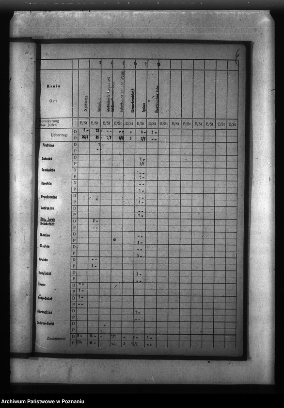 Obraz 10 z jednostki "Meldunki o chorobach zakaźnych w Kraju Warty"