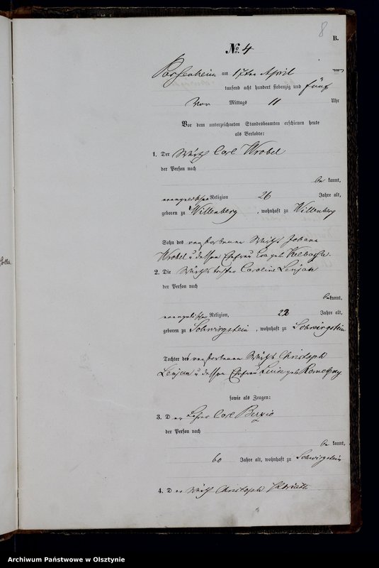 image.from.unit.number "Haupt-Heiraths-Register Nr 1 - 20"
