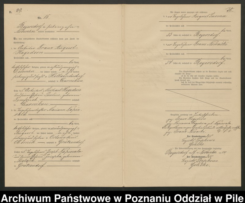 Obraz 18 z jednostki "Księga małżeństw"