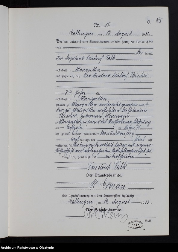 image.from.unit.number "Sterbe-Neben-Register Nr 1 - 22 [ Księga zgonów - wtóropis ]"