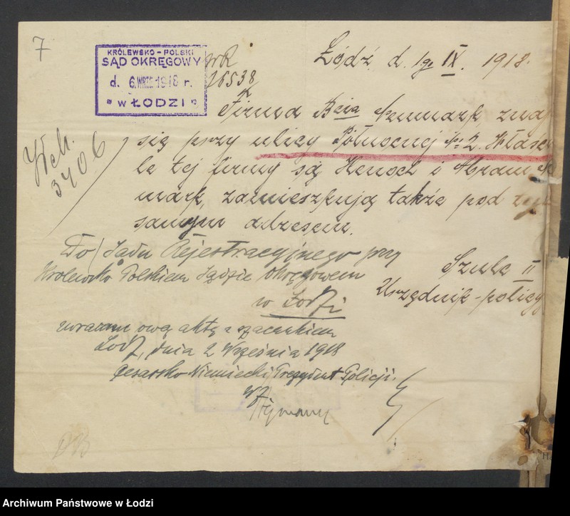 Obraz 9 z jednostki "Abram Neumark- skład towarów galanteryjnych"