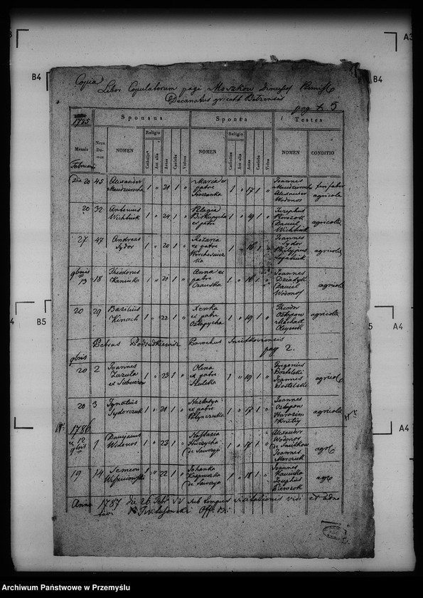 Obraz 10 z jednostki "[Kopie ksiąg metrykalnych parafii Szmitków z filiami Moszków, Sawczyn (dekanat Bełz)]"