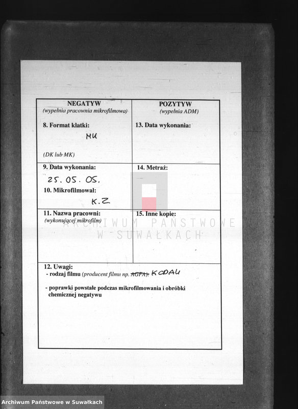 Obraz 3 z jednostki "[Księga akt urodzeń, małżeństw i zgonów wyznania rzymskokatolickiego parafii w Sejnach]."