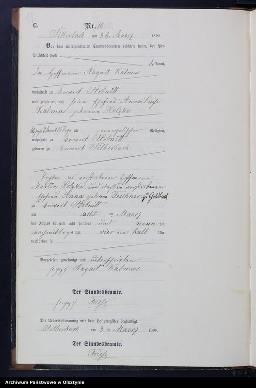 image.from.unit.number "Sterbe-Neben-Register Nr 1 - 46"