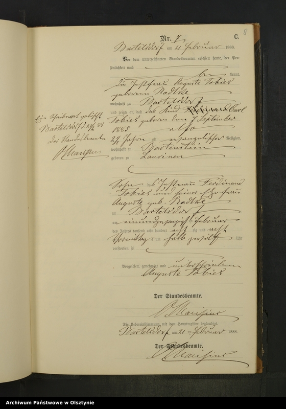 image.from.unit.number "Sterbe-Neben-Register Nr 1 - 45"