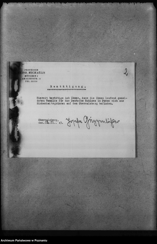 Obraz 6 z jednostki "Umbau des Schlosses Posen"