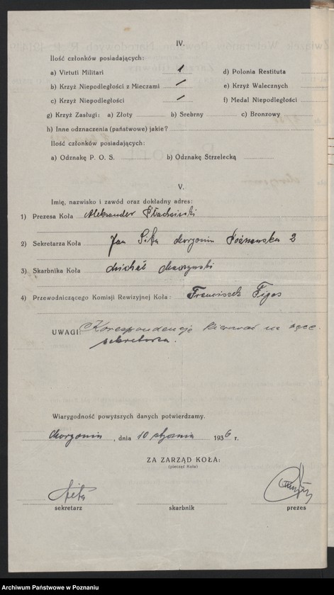 Obraz 10 z jednostki "Margonin, powiat Chodzież - akta koła."