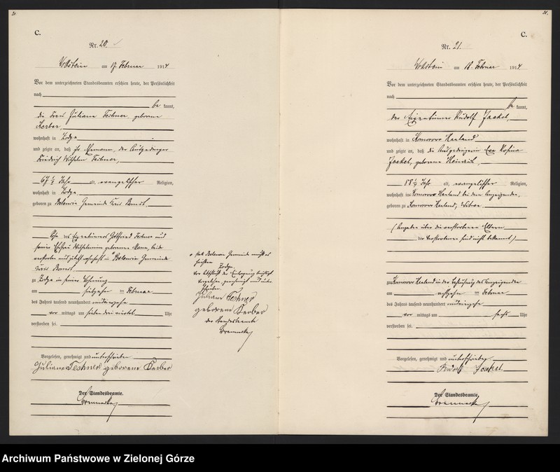 Obraz 13 z jednostki "[Księga zgonów- Wolsztyn wieś]"