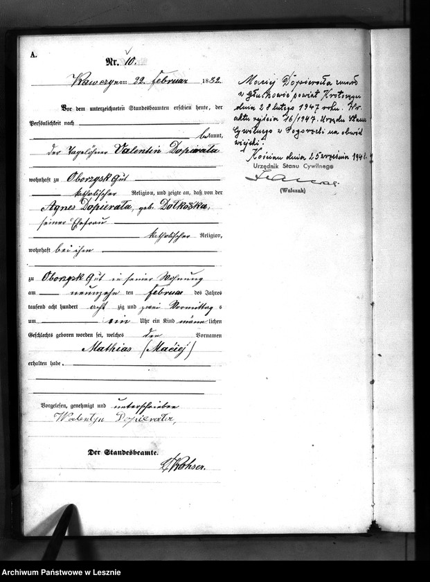 Obraz 13 z jednostki "[Księga urodzeń]"