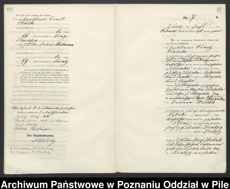 Obraz 10 z jednostki "Księga małżeństw"