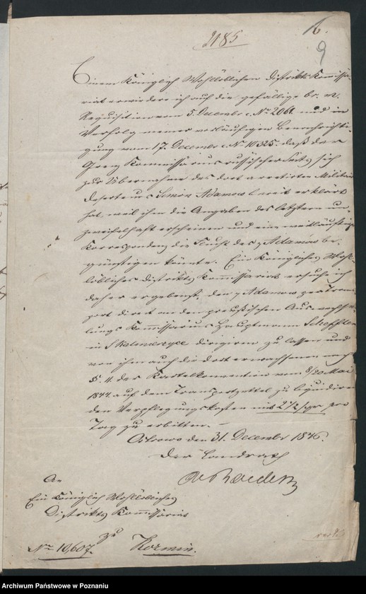 Obraz 12 z jednostki "A. betr. die Auslieferung des russischen Dezerteurs Simon Adamow aus Kalisch"