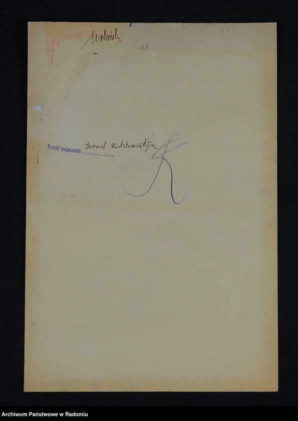 Obraz 15 z jednostki "[Wnioski o wydanie dowodów osobistych oraz nie odebrane dowody Lichtensztajn - Lipszyc]"