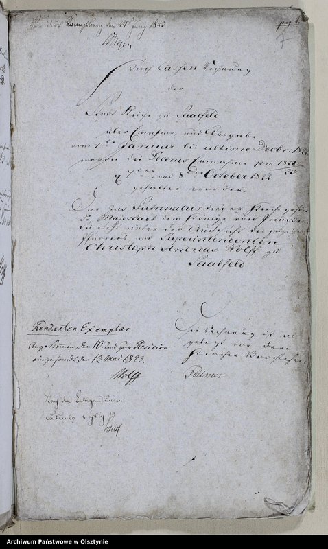 image.from.unit.number "Kirchen Cassen Rechnung der Stadt Kirche zu Saalfeld über Einnahme und Ausgabe"