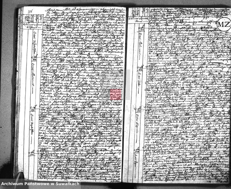 image.from.unit.number "Akta urodzonych gminy sereyskiey od 1-go maja 1809"