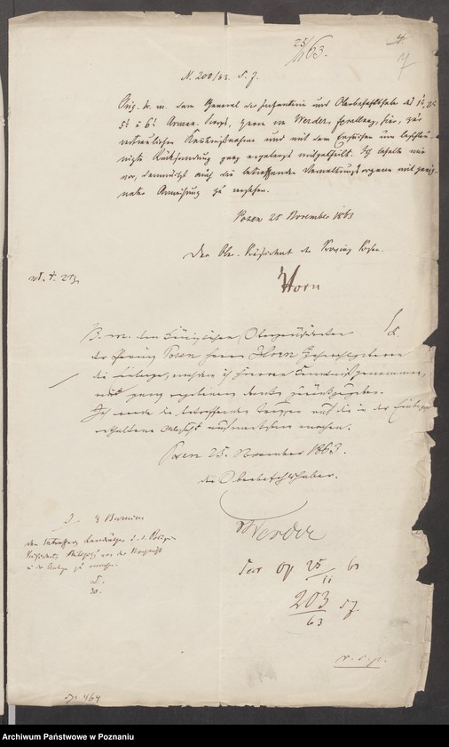 Obraz 13 z jednostki "Der Uebertritt polnischer und diesseitiger Untertanen auf preussisches und jenseitiges Gebiet während der polnischen Insurrektion und die dagegen getroffenen Massnahmen."