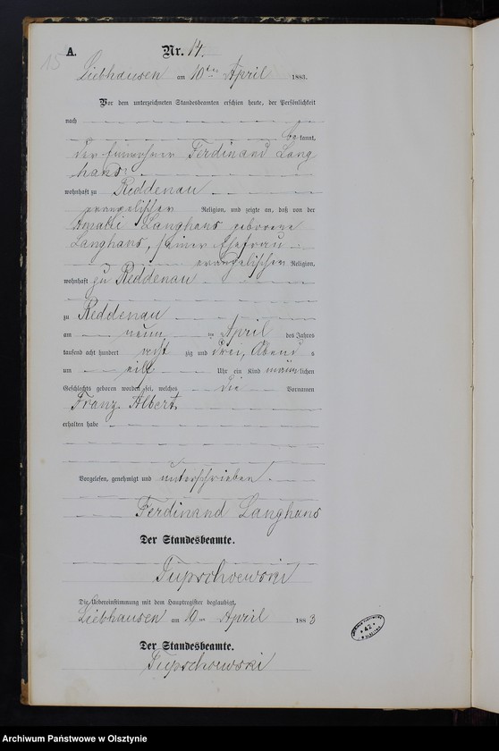 image.from.unit.number "Geburts-Neben-Register Nr 1 - 51"