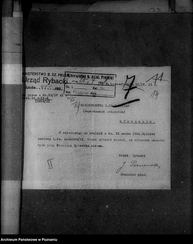 Obraz 19 z jednostki "Rozporządzenia personalne ogólne"