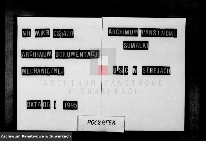 image.from.unit.number "Dokumenty Brakosočetavšichsja Lic v Serejskom Rimsko-Katoličeskom Prichode s 1874 goda"
