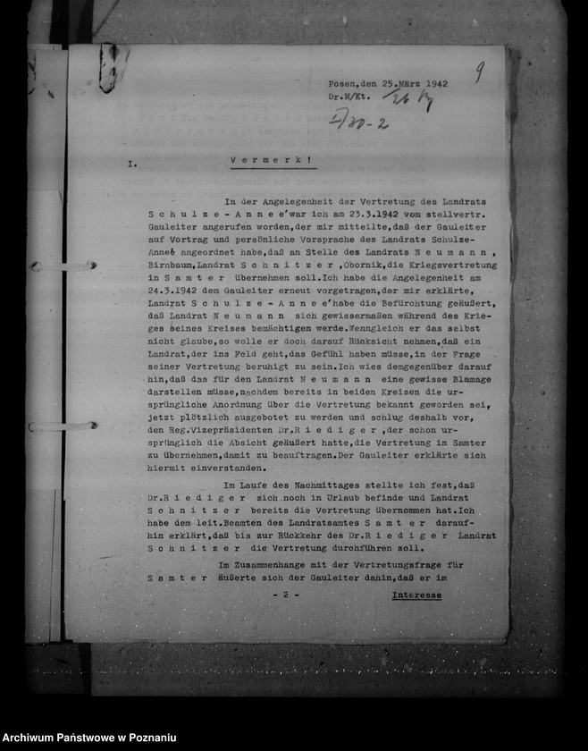 Obraz 13 z jednostki "Służba wojskowa landratów, Reg. Posen"