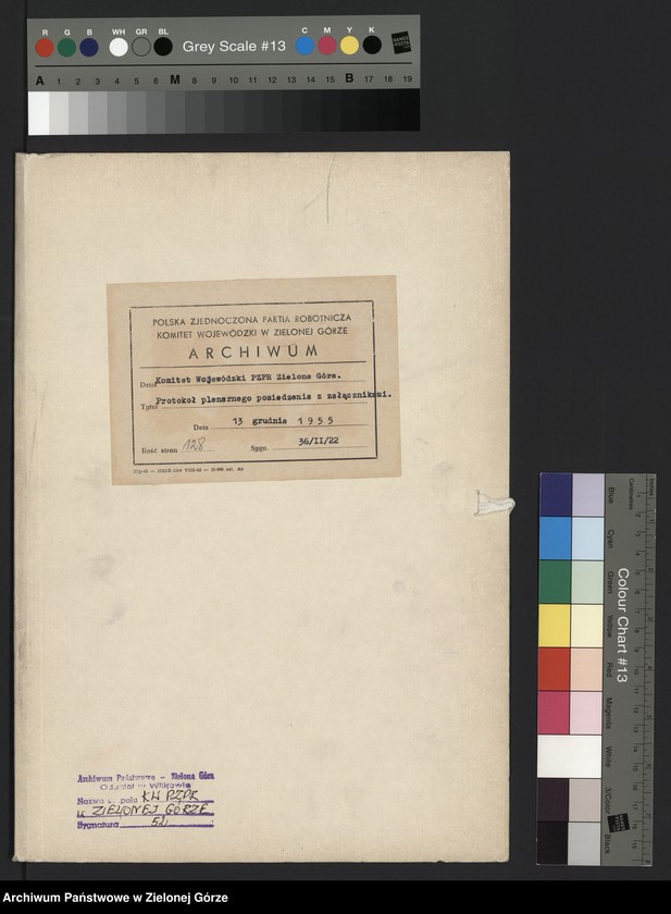 image.from.unit.number "Protokół plenarnego posiedzenia nt.: Wyniki działalności w wojewódzkiej organizacji partyjnej w dziedzinie rozwoju socjalistycznego współzawodnictwa pracy. Załączniki. 13 grudnia 1955 r."