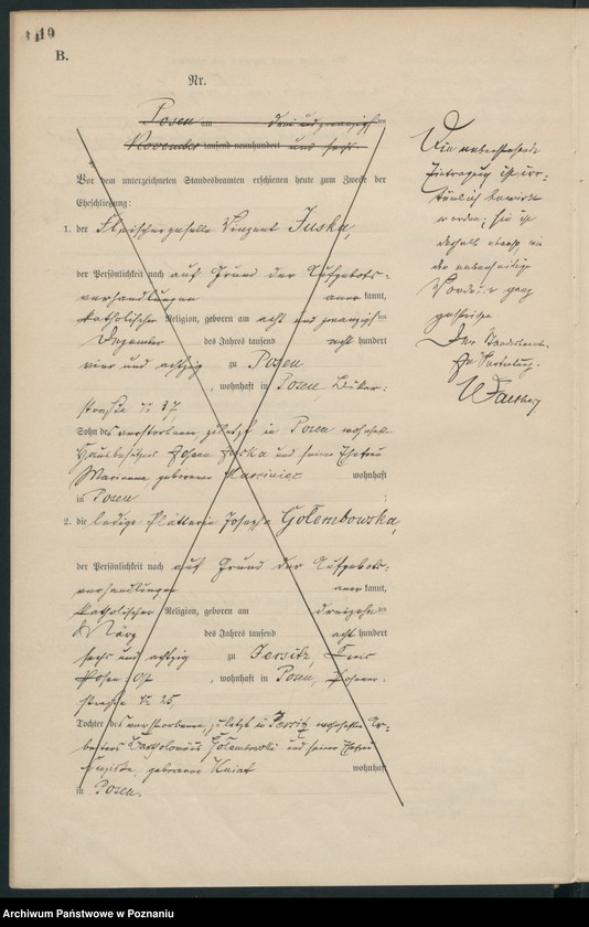 Obraz 8 z jednostki "Księga miejscowa małżeństw"