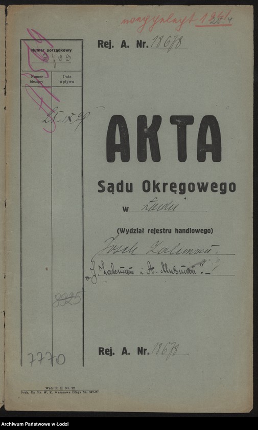 Obraz 2 z jednostki "Josek Zelcman – drobna sprzedaż desek i bali"