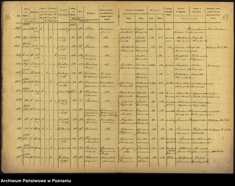 Obraz 11 z jednostki "Księga urodzin, ślubów, zgonów"