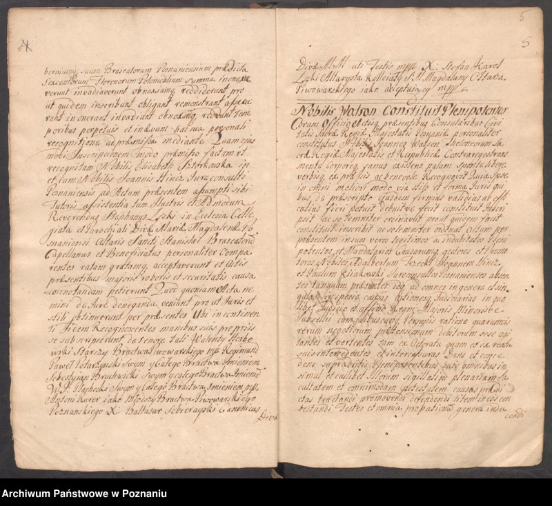 Obraz 7 z jednostki "Liber actorum officii consularis civitatis Posnaniae.  Protocollum anni 1738, tum 1739 et 1740."