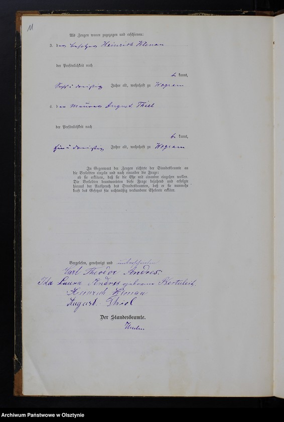 image.from.unit.number "Heiraths-Haupt-Register Tom I,Nr 1 - 29"