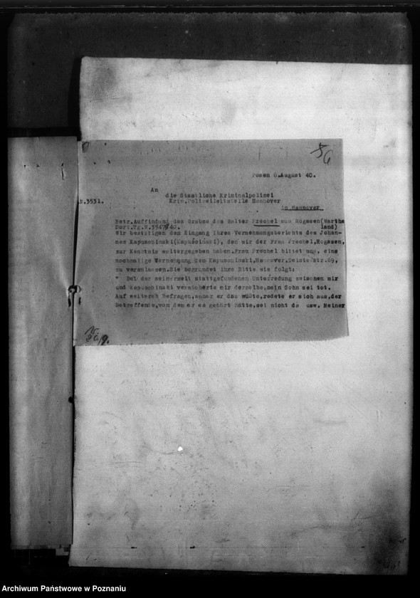 Obraz 10 z jednostki "Todesfall Walter Prechel - Rogasen (powiat Oborniki)"