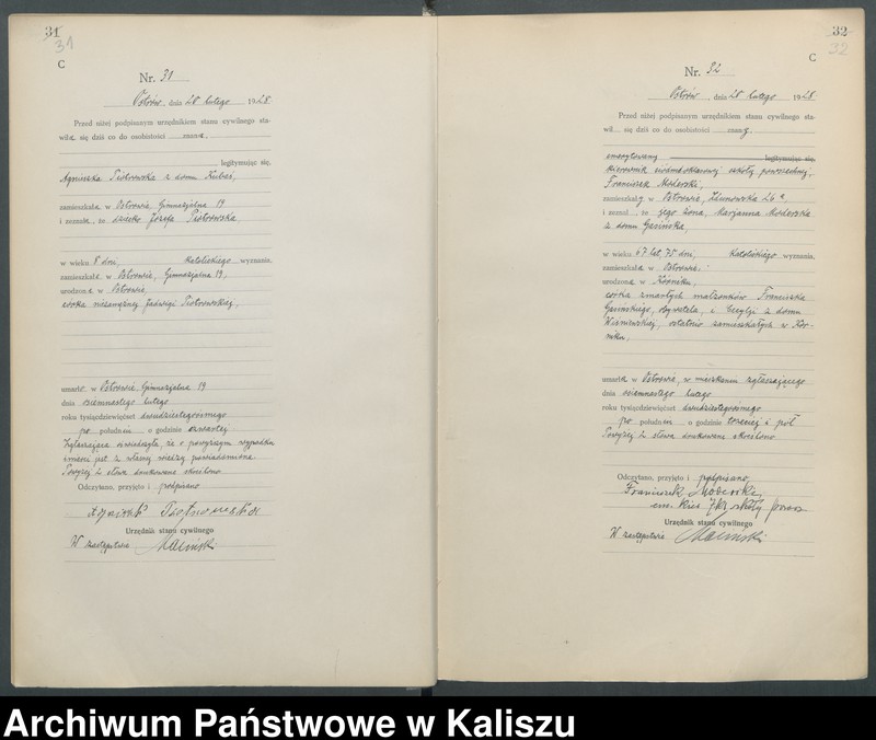 Obraz 20 z jednostki "[Księga zgonów]"