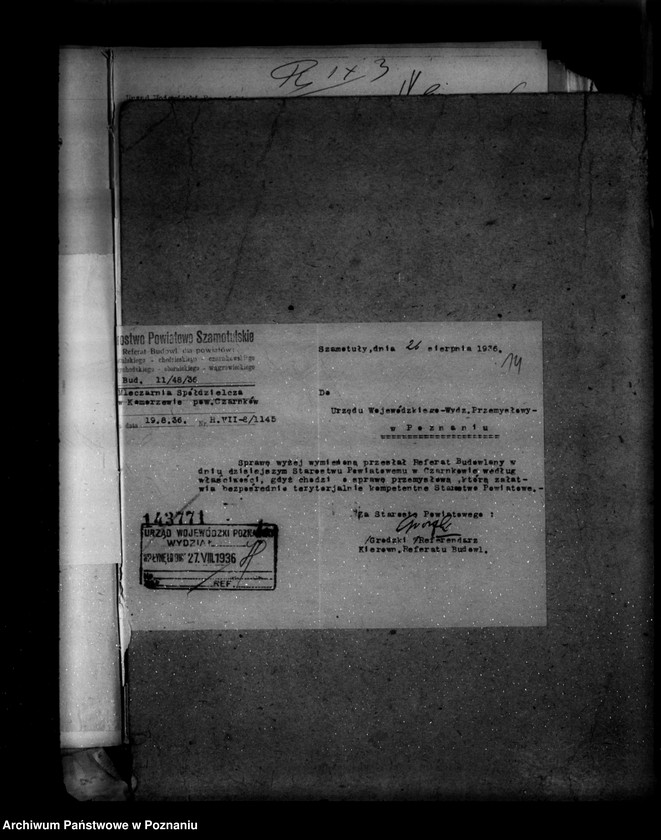 Obraz 18 z jednostki "Zatwierdzenie zakładu przemysłowego /mleczarni/ Firmy Molkereigenossenschaft z ograniczoną odpowiedzialnością w Konarzewie"