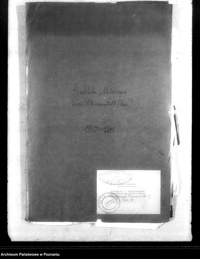 Obraz 4 z jednostki "Amtliche Meldungen Kreis Litzmannstadt (Łódź)"