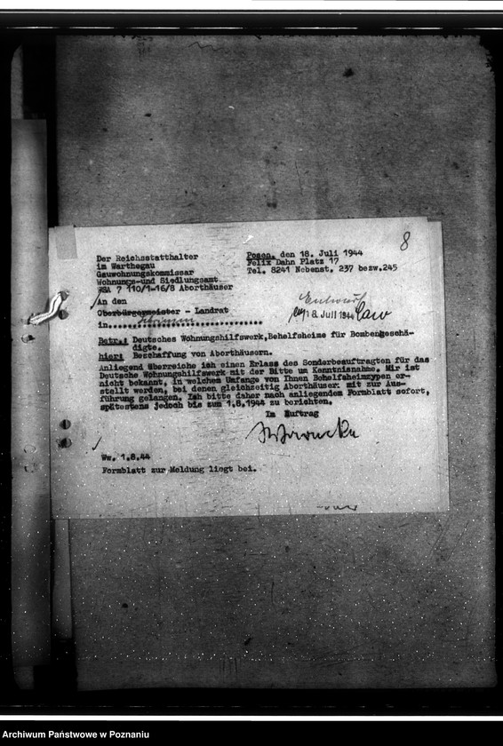 Obraz 12 z jednostki "Behelfsheime für Bombenbeschädigte"