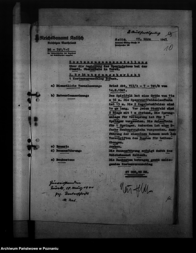 Obraz 14 z jednostki "Ausbau der Gebäude für die Oberschule Turek"