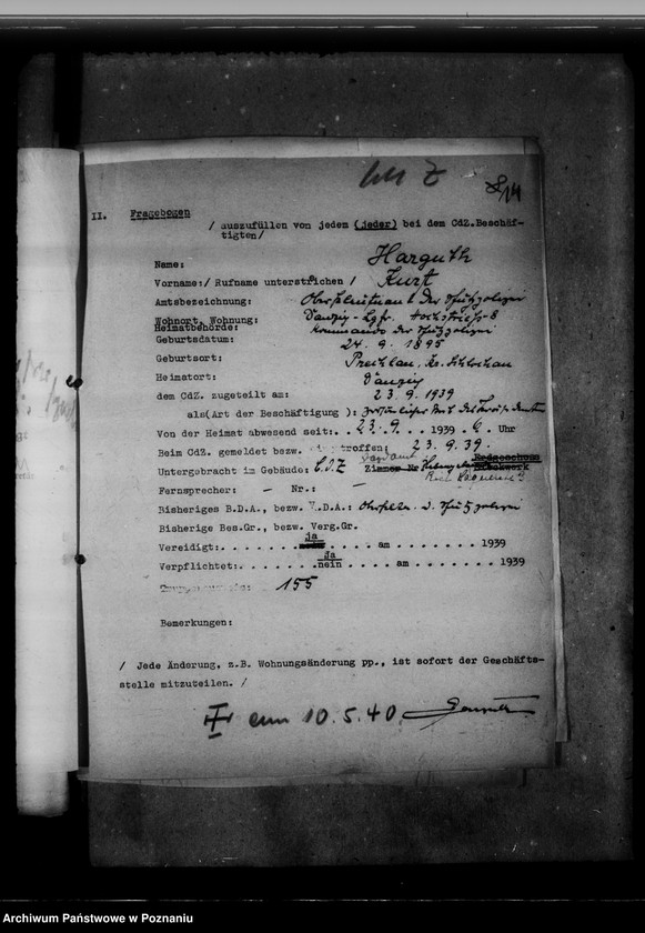 Obraz 18 z jednostki "Abordnung der Beamten"