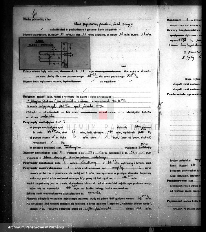 Obraz 10 z jednostki "Mleczarnia w Krzemieniewie pow. leszczyński woj. kotła nr porządkowy kotła 2257"