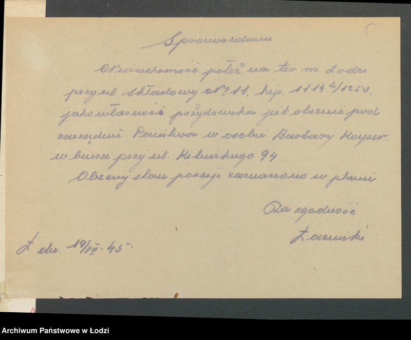 image.from.unit.number "Księga inwentarzowa nieruchomości m. Łodzi ul. Składowa"