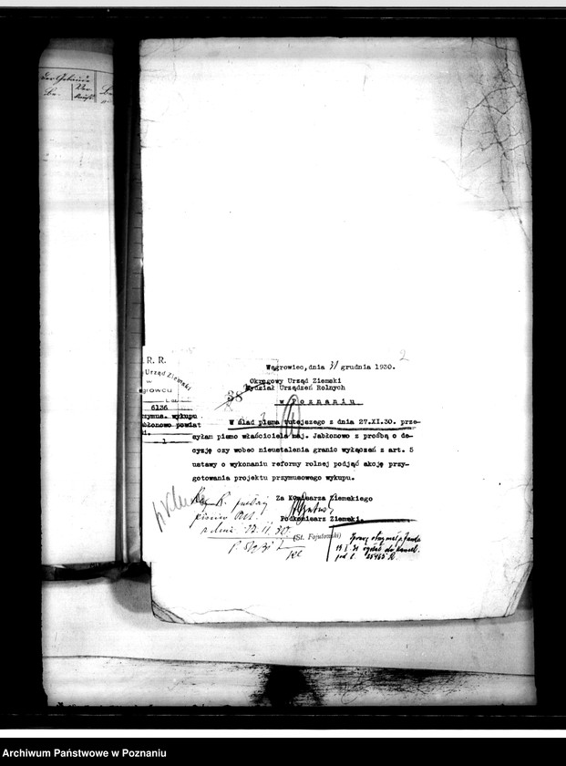 Obraz 6 z jednostki "Majętność Jabłonowo - przymusowy wykup"