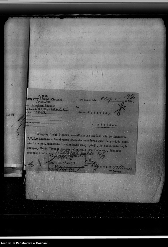 Obraz 16 z jednostki "Majętność leśna Bonikowo powiat kościański"