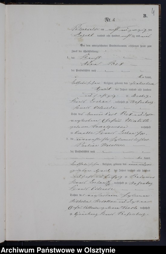 image.from.unit.number "Heiraths-Haupt-Register Nr 1 - 4"